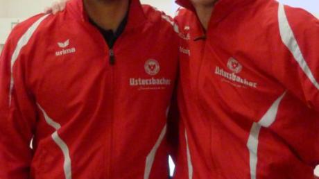 Gute Ergebnisse lieferten Dominik Wiedemann (links) und Thomas Pfeiffer. 	