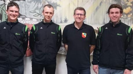 Die Faiminger Aufsteiger (von links): Florian Hitzler, Martin Hitzler, Martin Rettenmaier, Michael Linder. Aus dem Team fehlen Alexander Mantlik und Norbert Kitzinger. 	 	