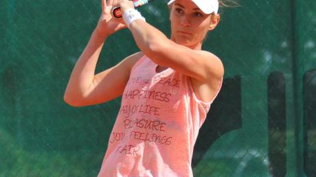 Romina Keck (FCG) erreichte das Halbfinale der Damen B.  	