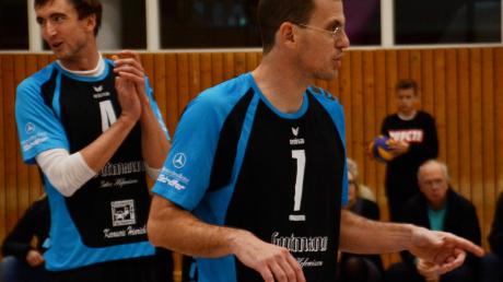 Matthias Gärtner freut sich über den Sieg seiner SSV-Volleyballer  
