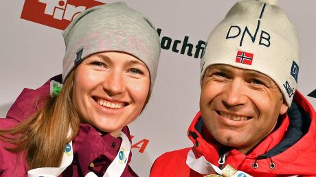 Darja Domratschewa und Ole Einar Björndalen haben im Sommer 2016 geheiratet.