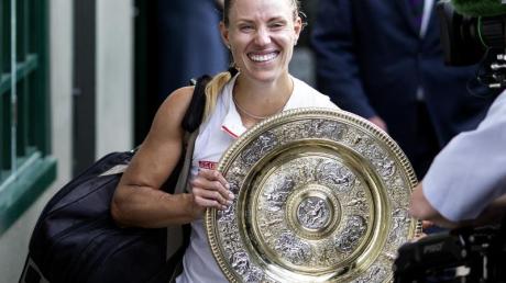Nach ihrem Wimbledonsieg rückt Angelique Kerber auf Rang vier des WTA-Rankings vor.