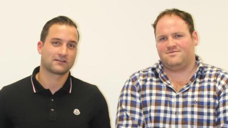 Die Abteilungsleiter des FC Ehekirchen: Simon Schmaus (links) und Markus Bissinger. 