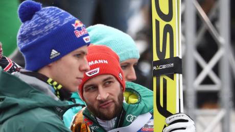 So sieht Enttäuschung aus: Markus Eisenbichler und Andreas Wellinger nach dem Springen in Innsbruck.