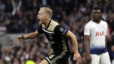 Brachte Ajax in Tottenham in Führung: Donny van de Beek.