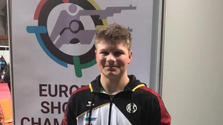 Gut gezielt hat der Jettinger Sebastian Schulz bei der Europameisterschaft in Breslau.  	