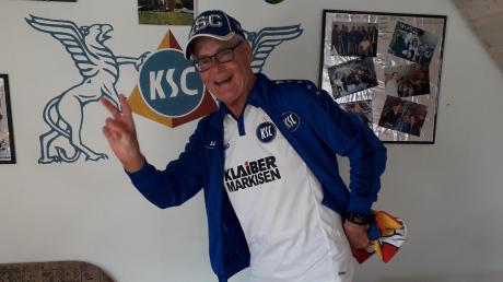 Seit fast 60 Jahren ist der Gundelfinger Jürgen Titze bereits ein Fan des Karlsruher SC.