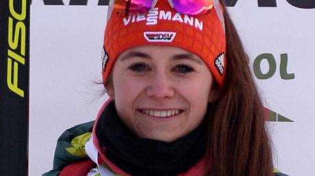 Warten auf ihren ersten Winter-Wettkampf: Marina Sauter.