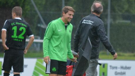 Horgaus Trainer Franz Stroh wurde von seiner Mannschaft noch nicht im Regen stehen gelassen. 	