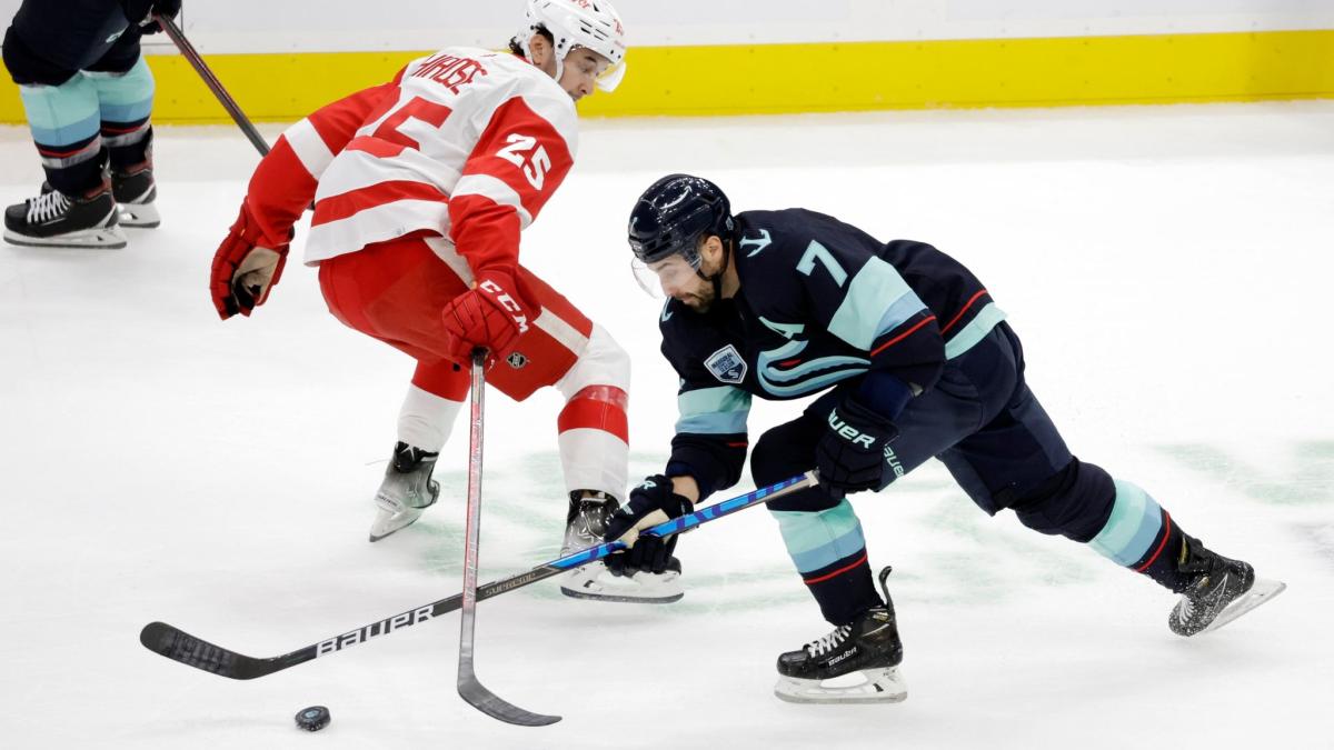 #Eishockey: Grubauers Kraken drehen NHL-Spiel gegen Seiders Red Wings