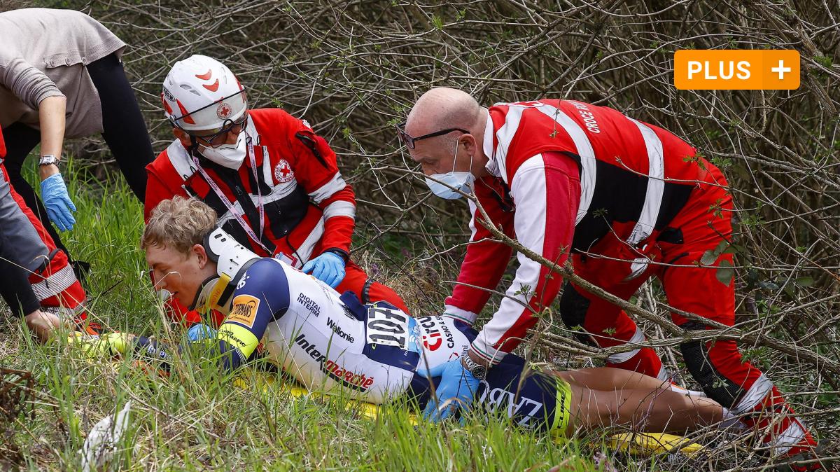 #Radsport: Georg Zimmermann mit Horror-Crash nach Pinkelpause