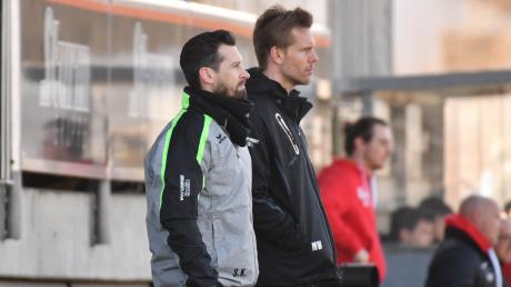 Nicht mehr länger Seite an Seite: Das Vertrauensverhältnis von FCG-Sportleiter Stefan Kerle (links) zu Coach Martin Weng (rechts) war mit der Verkündung des Trainerwechsels zum Saisonende nach Rain schlagartig zerbrochen.
