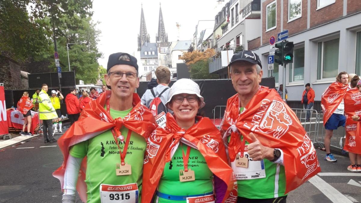 #Köln: Nördlinger laufen bei Köln Marathon