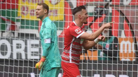 Augsburg gegen die Bayern - die letzte Auflage in der Bundesliga gewann der FCA dank eines Tors von Mergim Berisha.