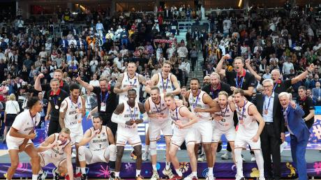 Die deutschen Basketballer gewannen bei der Europameisterschaft Bronze.