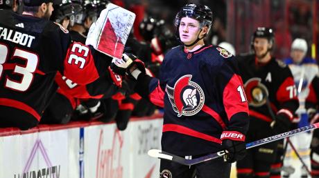 Tim Stützle und die Ottawa Senators mussten eine Niederlage hinnehmen.