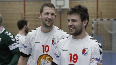 Auf seinen Mitspieler Fabian Munz (rechts) muss Thomas Reissner (links) im Derby gegen Meitingen verzichten. 
