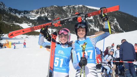 Maja Dieterich und Sebastian Witschas vom SC Königsbrunn holten sich bei den erstmals nach der dreijährigen Coronapause wieder ausgetragenen Landkreismeisterschaften den Titel.
