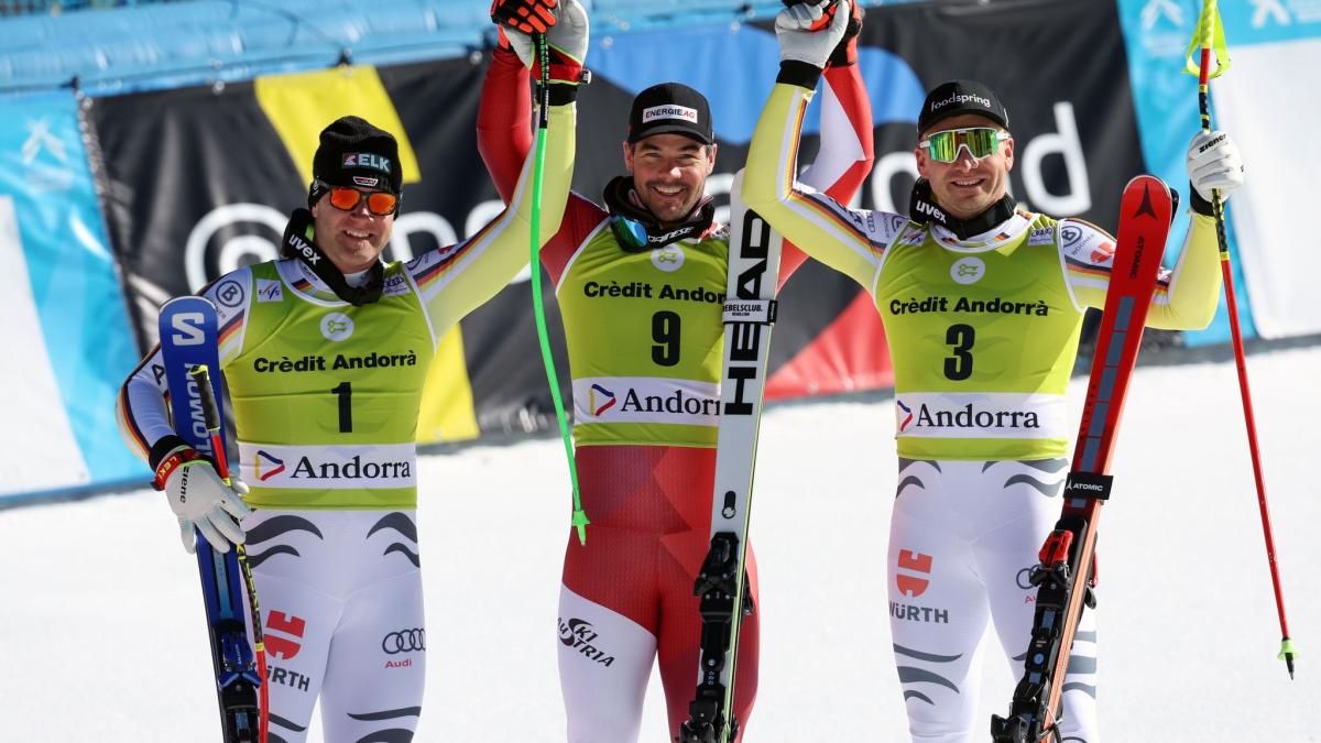 #Weltcup in Andorra: „Wahnsinn!“: Deutsches Doppel-Podium bei Ski-Saisonfinale
