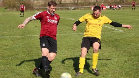 Die SG Birkhausen-Munzingen (in Gelb-Schwarz) hat beim Heimspiel am Ostermontag eine Lehrstunde vom TSV Monheim erhalten. Mit 5:1 siegten die Gäste, wobei fünf Tore erst in der zweiten Hälfte fielen.