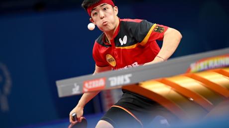 Dang Qiu hat sich bei der Tischtennis-WM in die dritte Runde gespielt.
