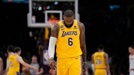 LeBron James war nach dem Playoff-Aus der Los Angeles Lakers enttäuscht.