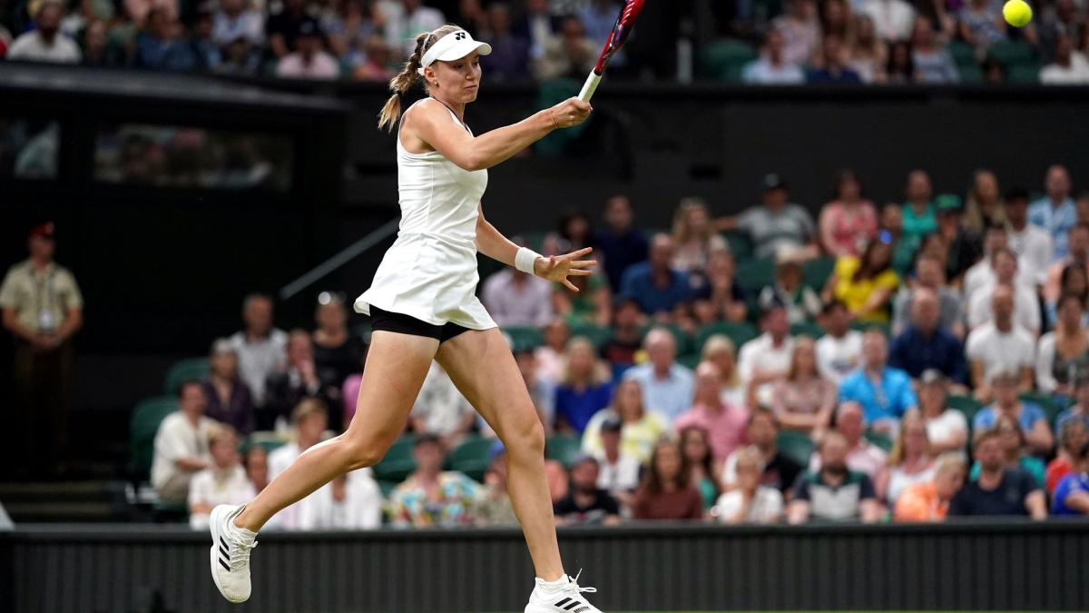 #Titelverteidigerin Rybakina in Wimbledon locker weiter