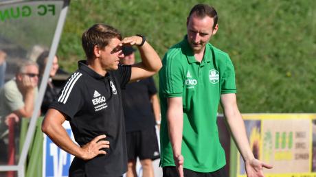 Horgaus Trainer-Duo Manuel Schmid (rechts) und Franz Stroh will nach der Derby-Niederlage in Meitingen gegen Griesbeckerzell eine Reaktion von seiner Mannschaft sehen. 