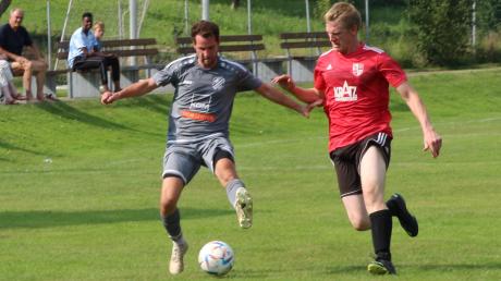 Der SV Wechingen (in Grau) behielt gegen den SV Otting am Ende die Oberhand und gewann 4:0.