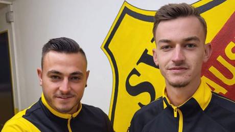 Schnürten zusammen einen Fünfer-Pack in einem Spiel: Die Brüder Marco Holzer und Patrick Holzer vom SV Münsterhausen. 