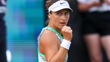 Die Tennisspielerin feierte in Hobart ihren ersten Einzel-Sieg in diesem Jahr.