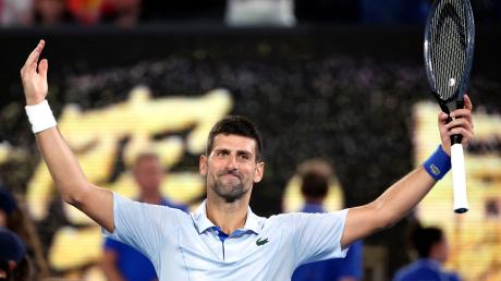 Steht bei den Australian Open im Viertelfinale: Novak Djokovic.