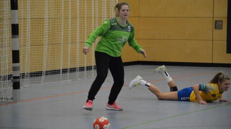 Torhüterin Laura Nowak hielt die Niederlage des TSV Meitingen noch in Grenzen. Foto: Oliver Reiser