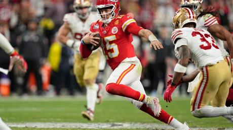 Chiefs-Quarterback Patrick Mahomes ist erneut wertvollster Spieler des Super Bowls.
