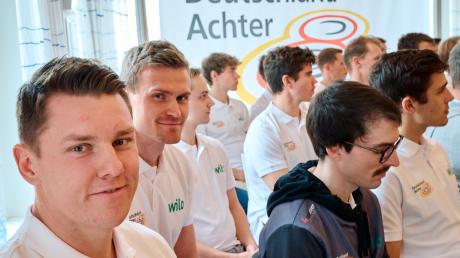 Die Crew des Deutschland-Achters wurde in Dortmund vorgestellt.