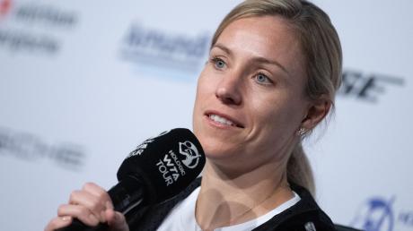 Tennisspielerin Angelique Kerber stand vor ihrem Stuttgart-Auftritt Rede und Antwort.