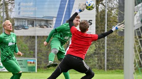 Jonathan Schuhmann brachte den SV Grün-Weiß Baiershofen gegen Wittislingen in Führung. Foto: A. Lode