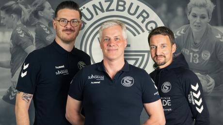 Zuständig für den weiblichen Handball im VfL Günzburg: (von links) Jugendleiter Domagoj Plesa, Trainer Michael Kreuzer und Abteilungsleiter Martin Frey. Foto: VfL Günzburg