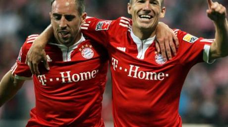 Franck Ribery & Arjen Robben. Bild: dpa