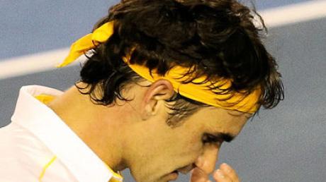 Der schweizer Tennisspieler Roger Federer.
