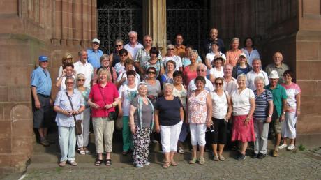 Eine Reisegruppe des Gesangvereins Frohsinn Landsberg war unterwegs im Lahntal in Osthessen. 	