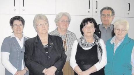 Die Vorstandschaft der Arbeiterwohlfahrt Binswangen wurde im Amt bestätigt (von links): Marlies Feistle, Christine Gassner, Gabriele Walz, Marianne Knittel, Kurt Gassner und Traudl Häggberg. 