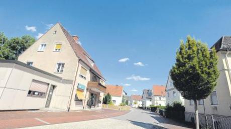 Die St.-Wolfgang-Straße gehört zum historischen Ortskern von Meitingen. 