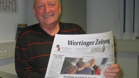 Die tägliche Zeitungslektüre ist für Helmut Sauter Pflicht. Heute feiert der Lauterbacher seinen 70. Geburtstag. 