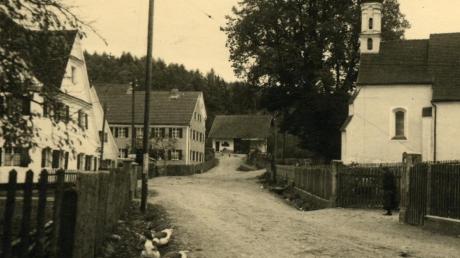 Der Offinger Ortsteil Schnuttenbach um 1935. In seinem Dokumentarfilm spricht Thomas Majewski mit Zeitzeugen aus der Region.