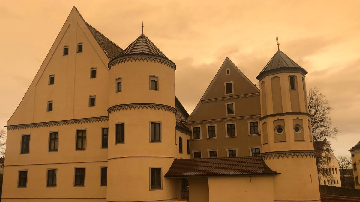 #Wertingen: Saharastaub: Wenn der Himmel so gelb wie das Wertinger Schloss ist