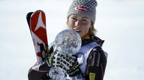 Mikaela Shiffrin aus den USA sicherte sich die Slalom-Kristallkugel.