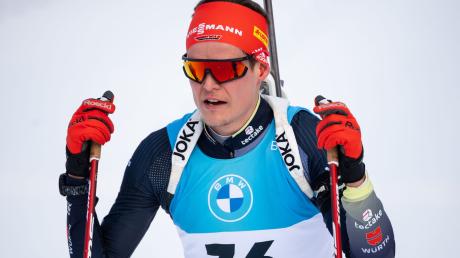 Biathlon-Weltcup 22/23 in Ruhpolding: Alle Infos zur Übertragung im Free-TV und Stream sowie zum Zeitplan erhalten Sie in diesem Artikel. Hier zu sehen: Philipp Horn.
