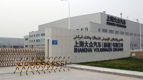 Das Werk von Volkswagen in Urumqi.