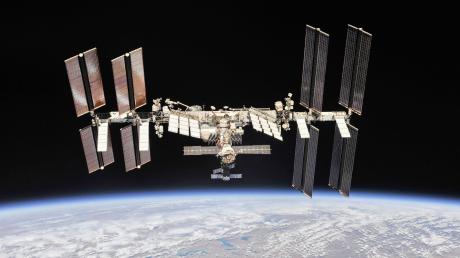 Die Internationale Raumstation (ISS).